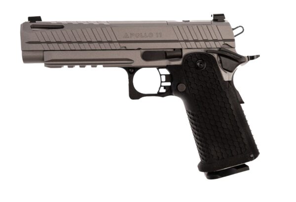 Live Free Armory Apollo 11 Full-Size 2011 Pistol, 9mm, Elite Grey, 17-Round