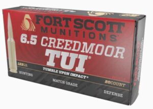 Fort Scott Munitions 6.5 Creedmoor Rifle Ammo - 123gr | 20rd Box