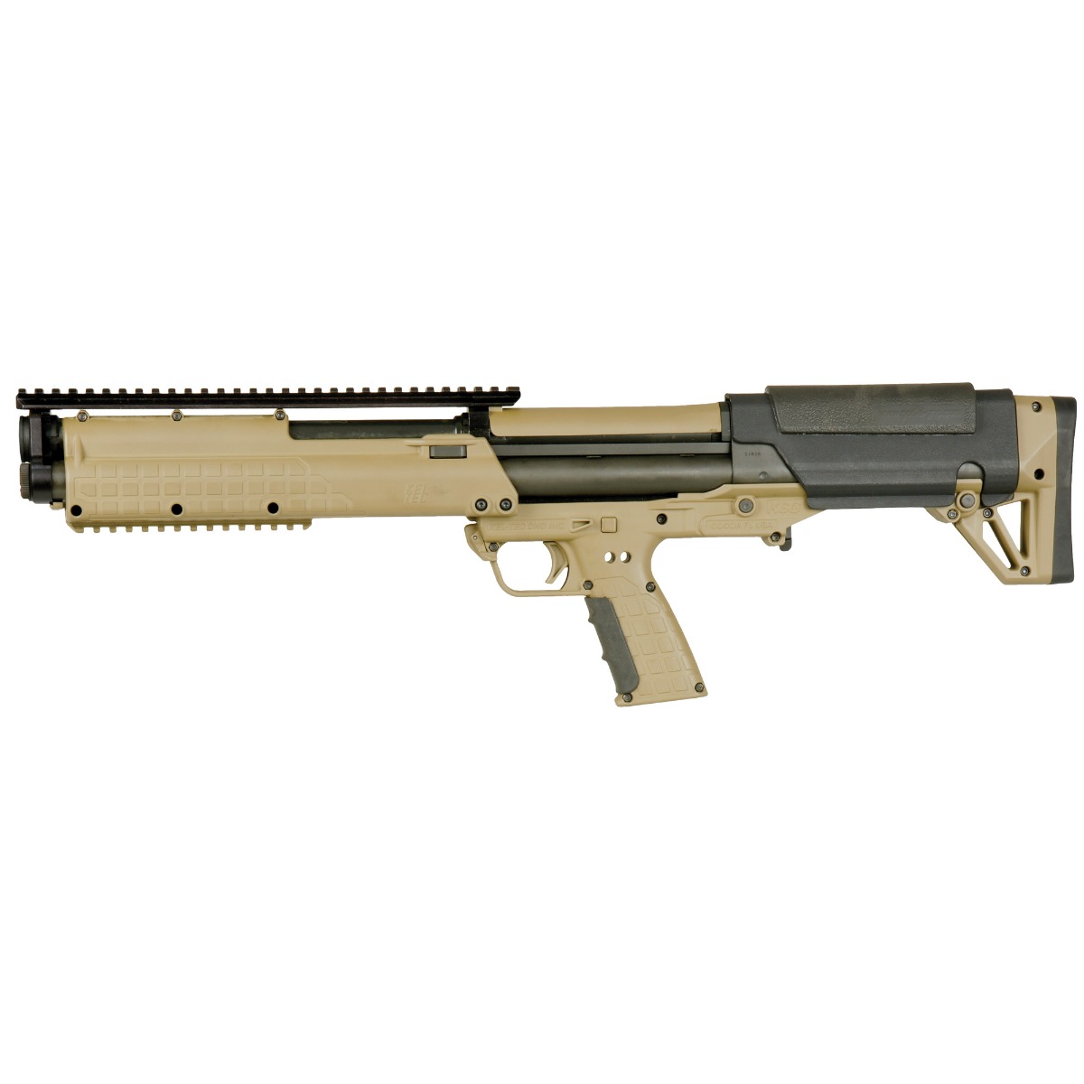 Kel-Tec KSG Bullpup 12 Gauge Pump Shotgun, 18.5-Inch, Tan