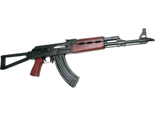 Zastava ZPAPM70 AK-47 Rifle BULGED TRUNNION 1.5MM RECEIVER - Blood Red Handguard | 7.62x39 | 16.3" Chrome Lined Barrel | Folding Triangle Stock