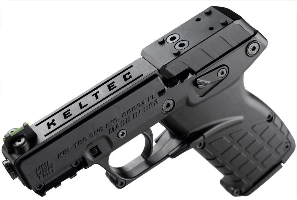 Kel-Tec P17 Pistol, .22 LR, Black, Threaded Barrel, Optic Ready