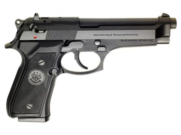 BERETTA 92FS 9MM PISTOL BLACK/BRUNITION 3-15RD MAGAZINES