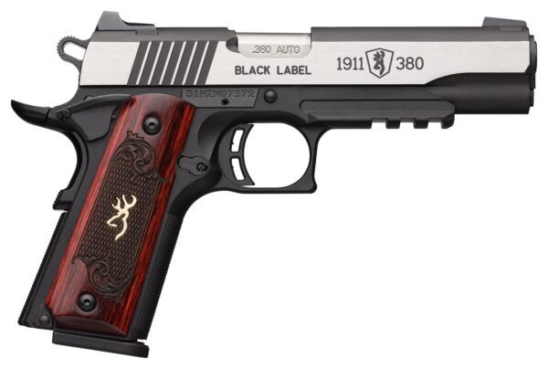 Browning 1911-380 Black Label Medallion Pro Pistol, .380 ACP, 8-Round