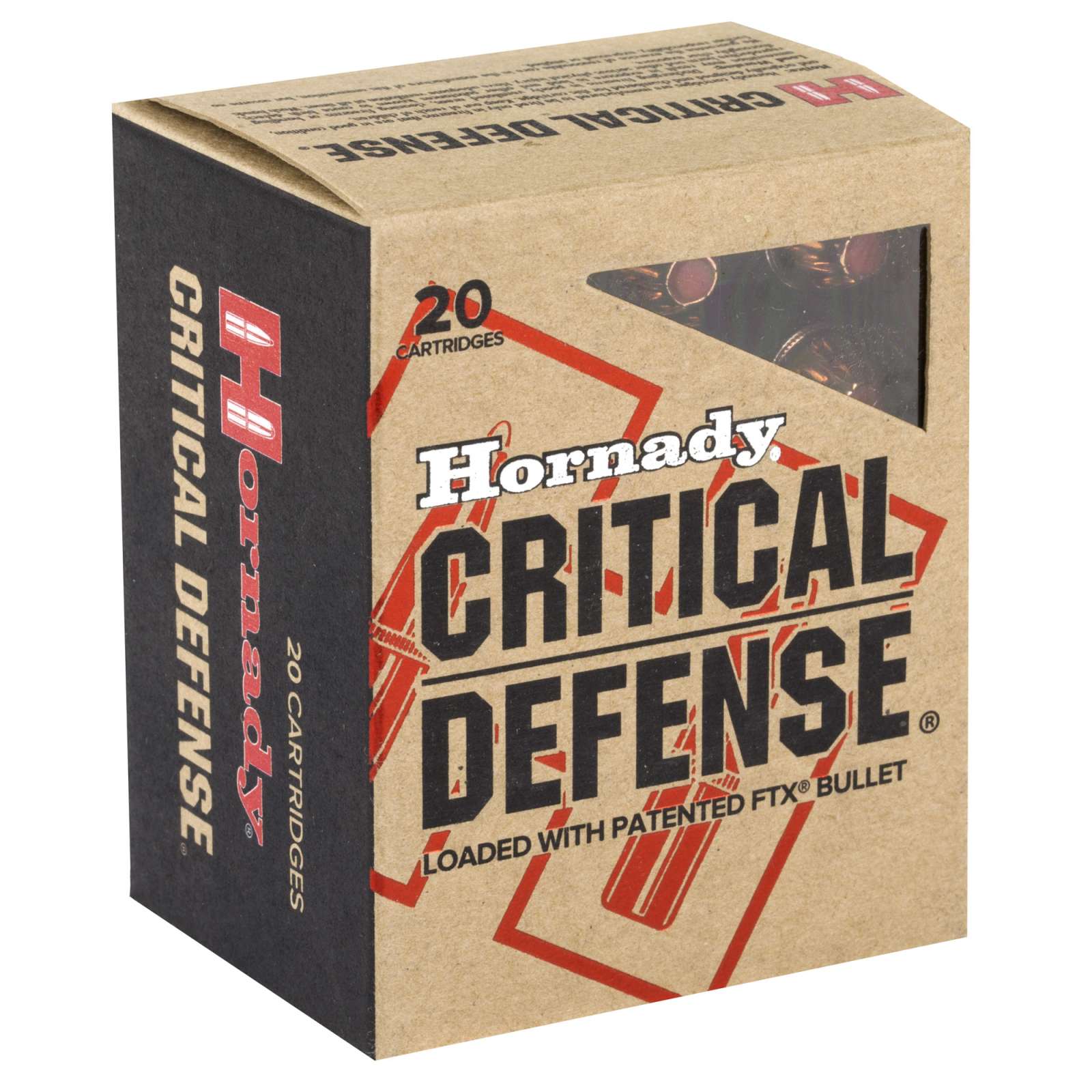 Hornady Critical Defense .44 S&W Special 165gr FTX Ammunition, 20-Round Box