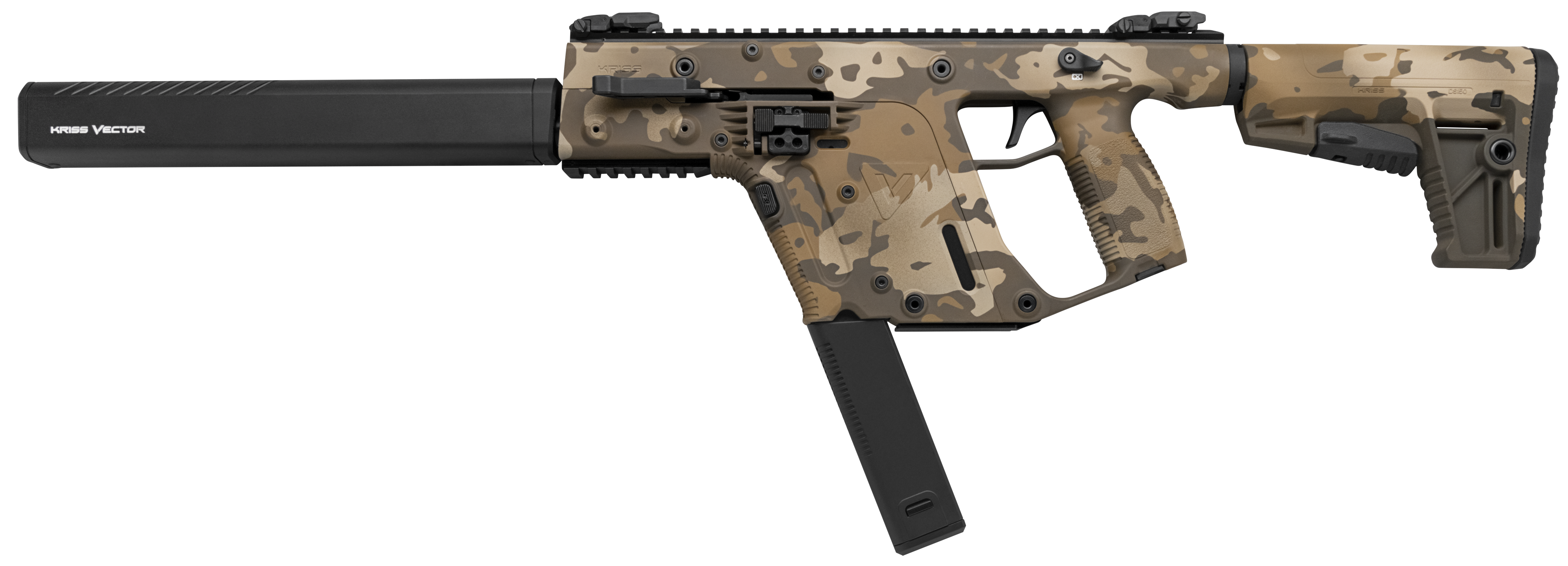 Kriss Vector CRB G2 Carbine, .45 ACP, 16-Inch, FDE Camo