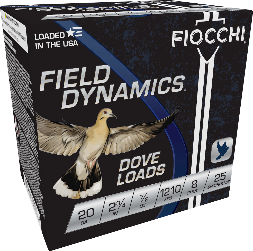 Fiocchi G&T 20 Gauge 2.75in 7/8oz #8 Shot