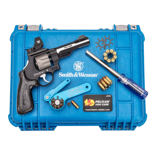 Smith & Wesson Performance Center Model 327 WR Jerry Miculek Revolver, 9mm, Scandium Frame, 8-Shot