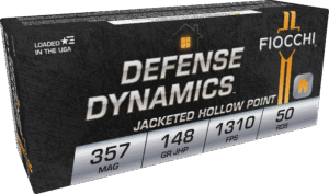 FIOCCHI 357MAG 142GR JHP 50RD BX 1000RD CSE