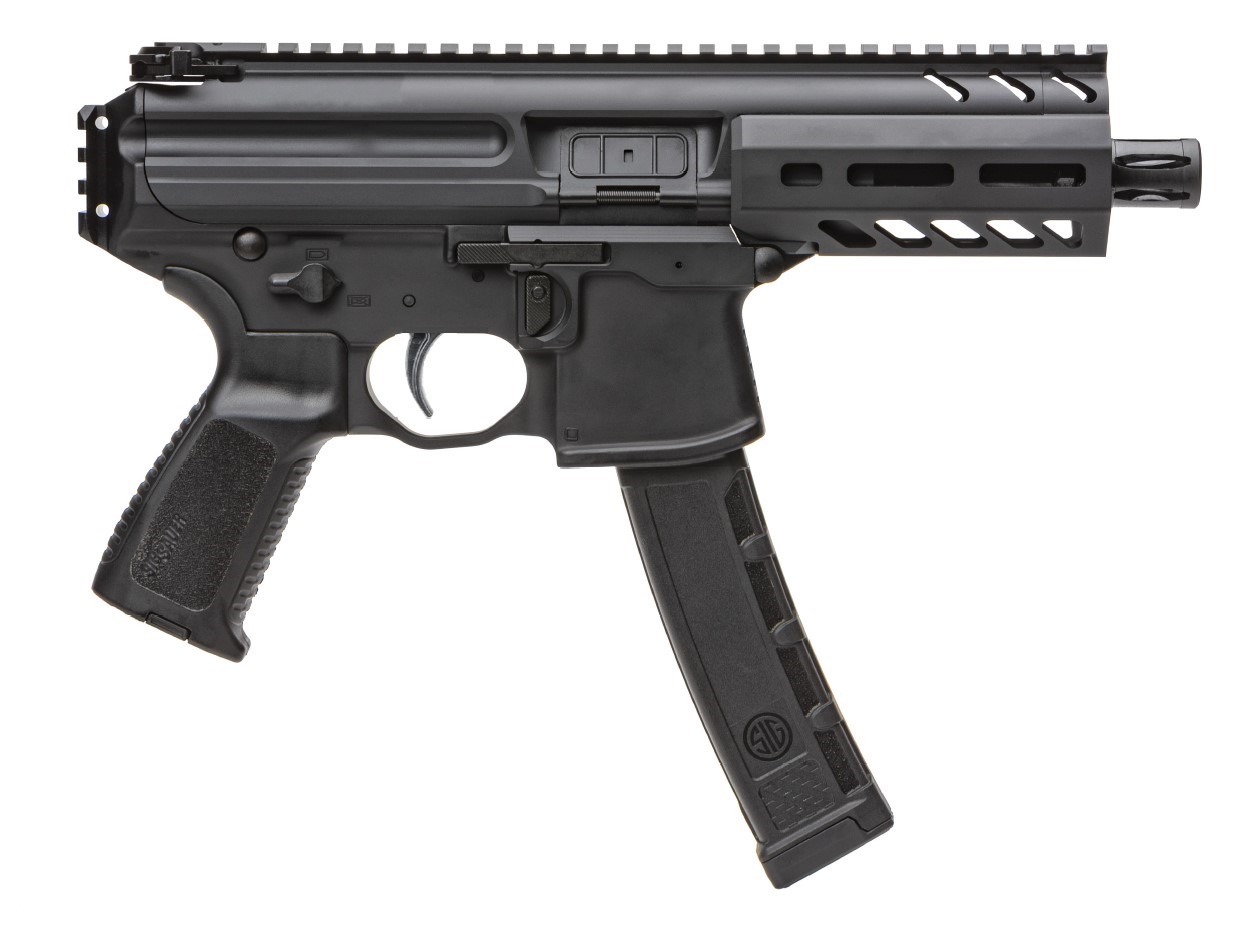 Sig Sauer Off Duty MPX Pistol, 9mm, 4.5-Inch Barrel, Black (LE Exclusive) - Sig Sauer