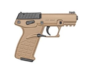 Kel-Tec P17 Pistol, .22 LR, Threaded Barrel, Black/Tan, 16-Round