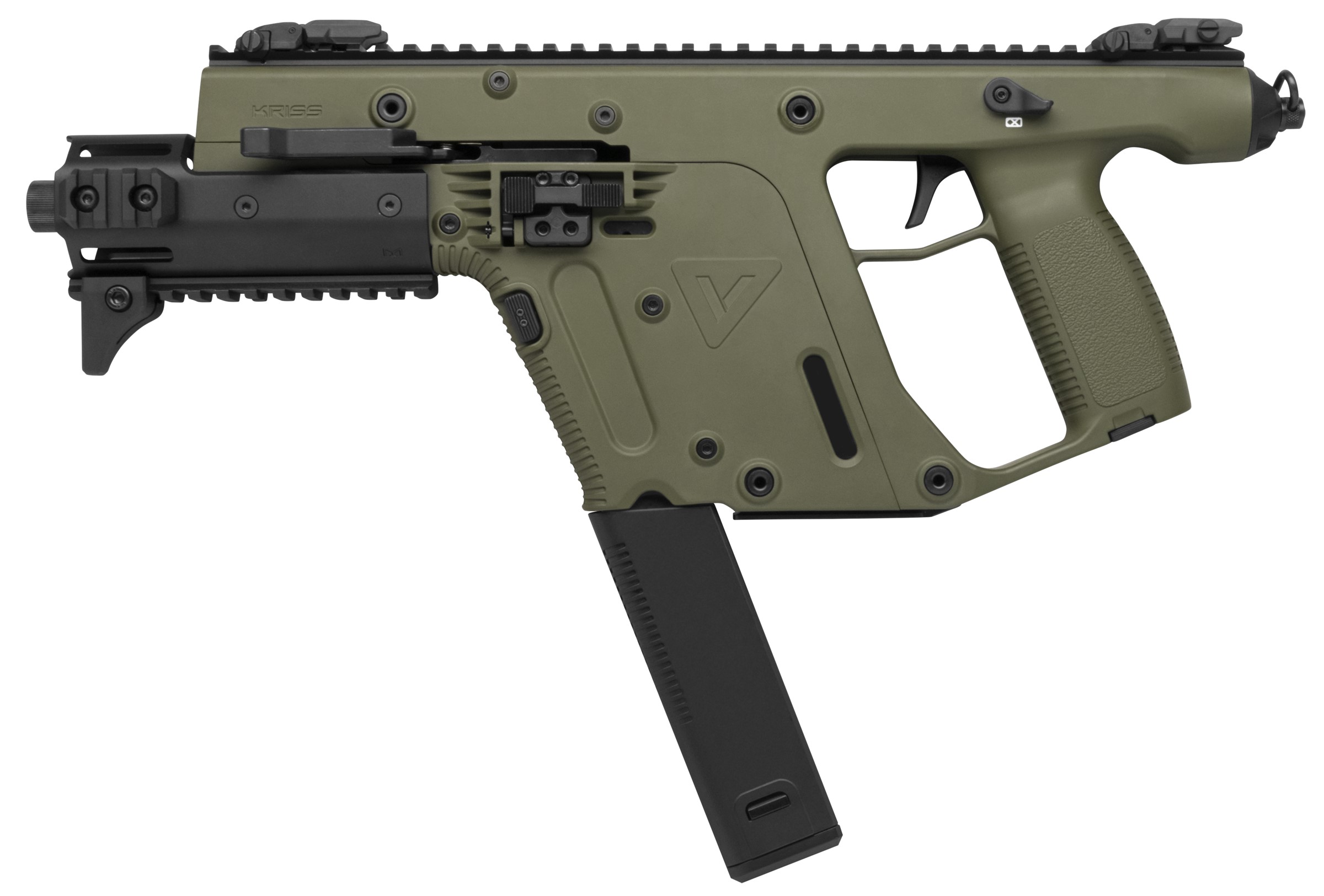 Kriss Vector SDP-E G2 Pistol, 10mm, 6.5-Inch, OD Green