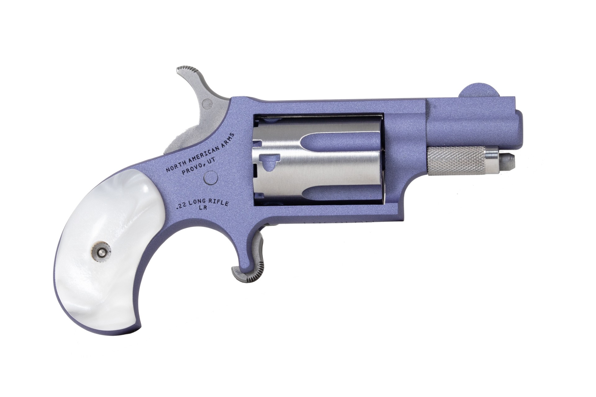 North American Arms Mini Revolver, .22 LR, 1.125-Inch Barrel, Orchid Cerakote, 5-Shot