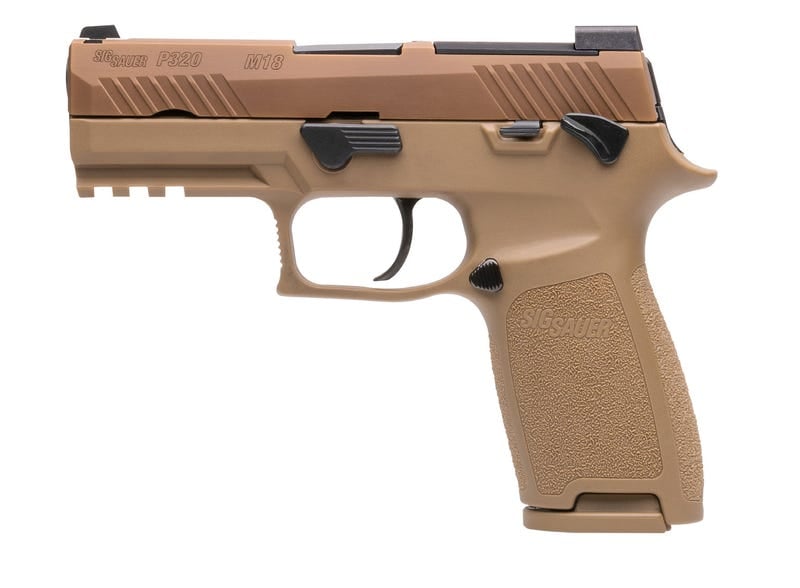Sig Sauer P320-M18 Pistol, 9mm, Coyote, CA Compliant