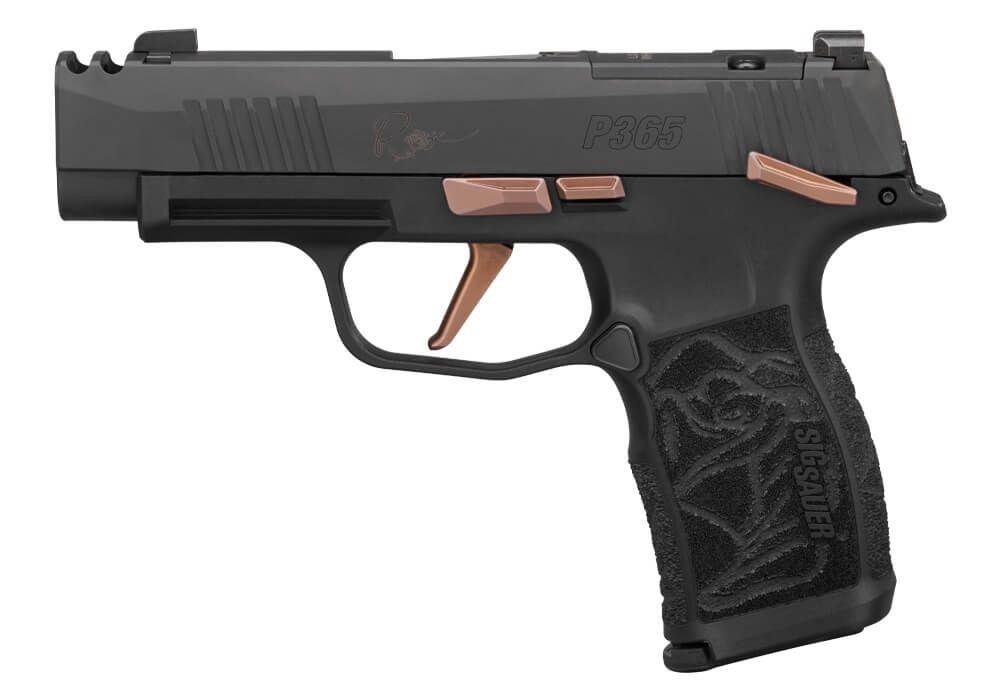 Sig Sauer P365XL Rose Pistol, 9mm, 3-Inch, CA Compliant, 10-Round