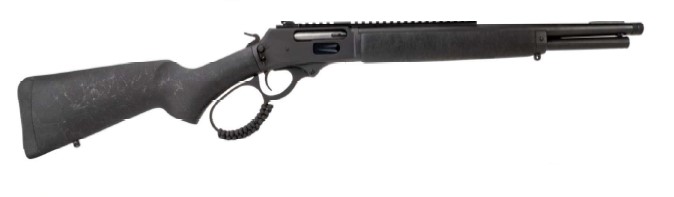Rossi R95 Triple Black Lever Rifle, .357 Magnum, 16.5-Inch, Blued Walnut, 8-Round