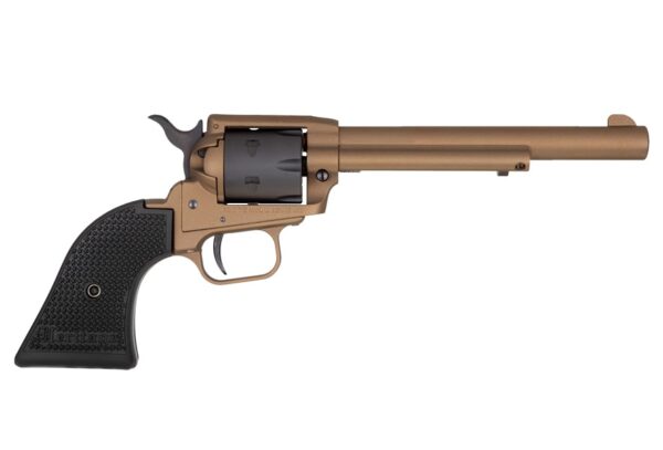 Heritage Rough Rider .22 LR Revolver, 6.5-Inch Barrel, Burnt Bronze Cerakote, 6-Shot