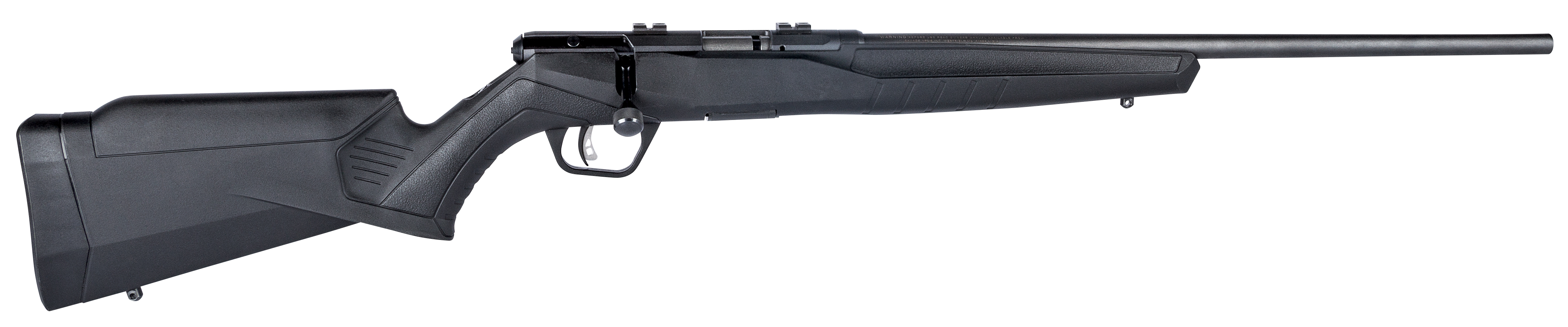 Savage B22 Rifle, .22 LR, Heavy Barrel, 21-Inch, Black Synthetic