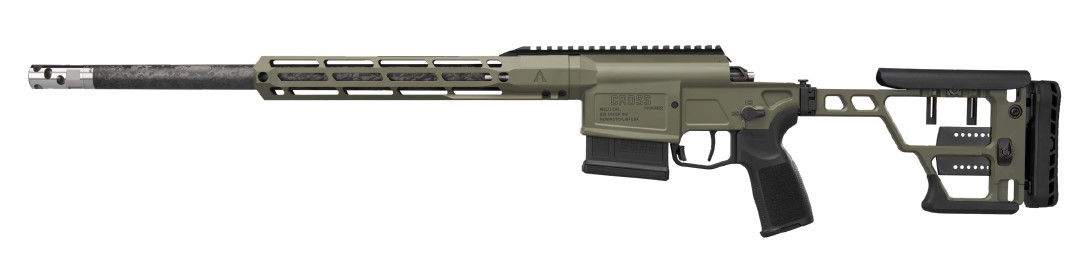 Sig Sauer Cross Sawtooth Rifle, 6.5 Creedmoor, Green, 18-Inch Barrel