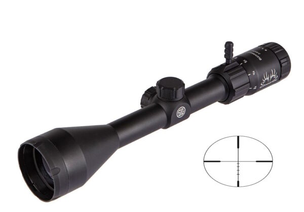 SIG SAUER BUCKMASTERS 3-9X50 BDC BLACK