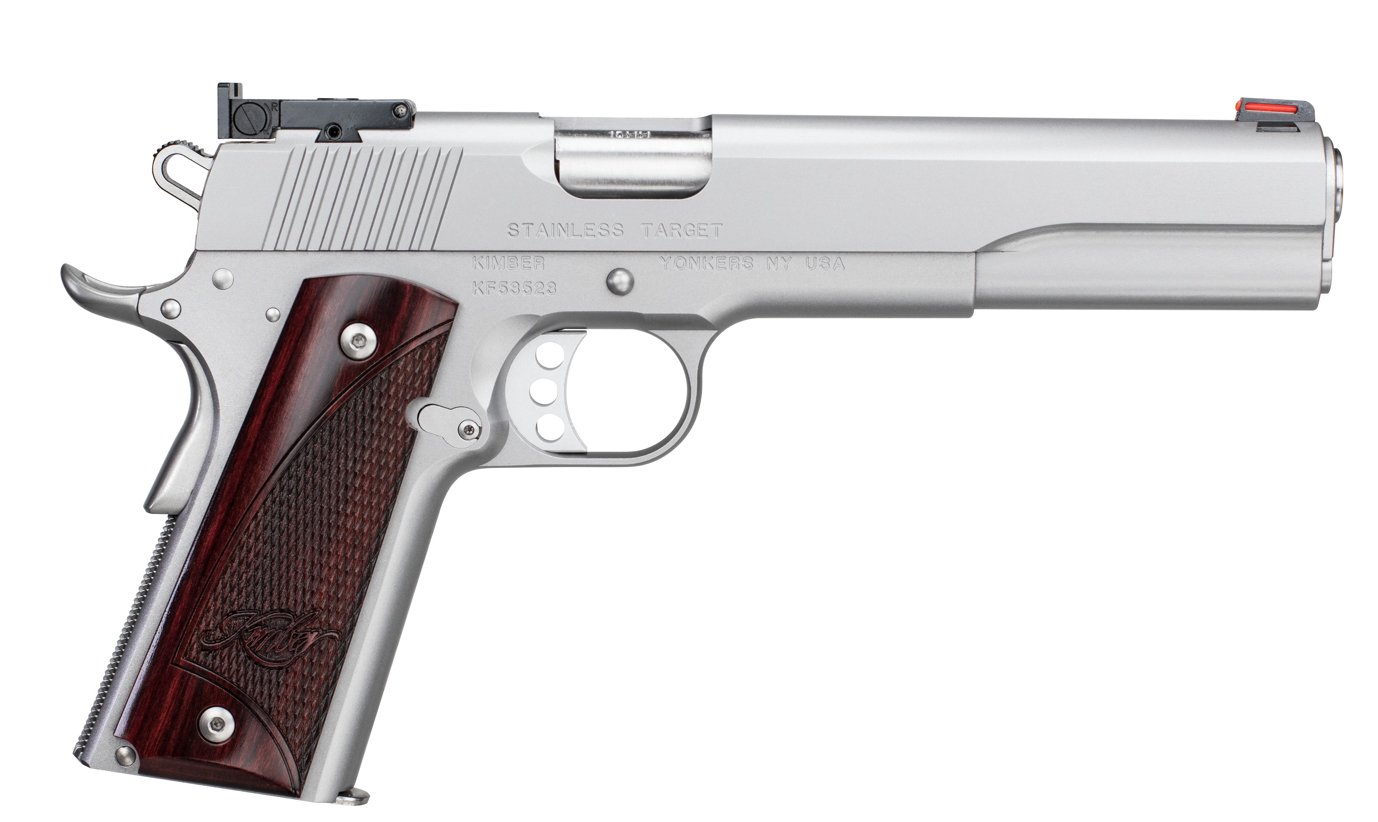 Kimber Stainless Target LS Pistol, .45 ACP, 6-Inch