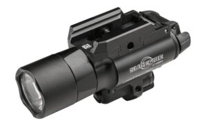 SureFire X400 Ultra Weapon Light, Black, White LED/Red Laser, 500 Lumens