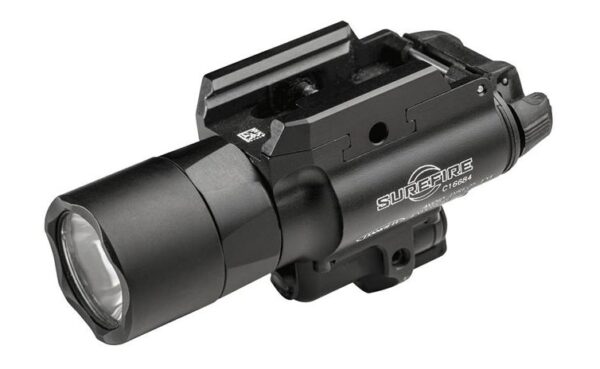 SureFire X400 Ultra Weapon Light, Black, White LED/Red Laser, 500 Lumens