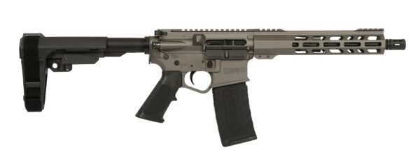Wise Arms WA-15B Pistol, .300 AAC Blackout, 10.5-Inch Barrel, Tungsten, SBA3 Brace, 30-Round