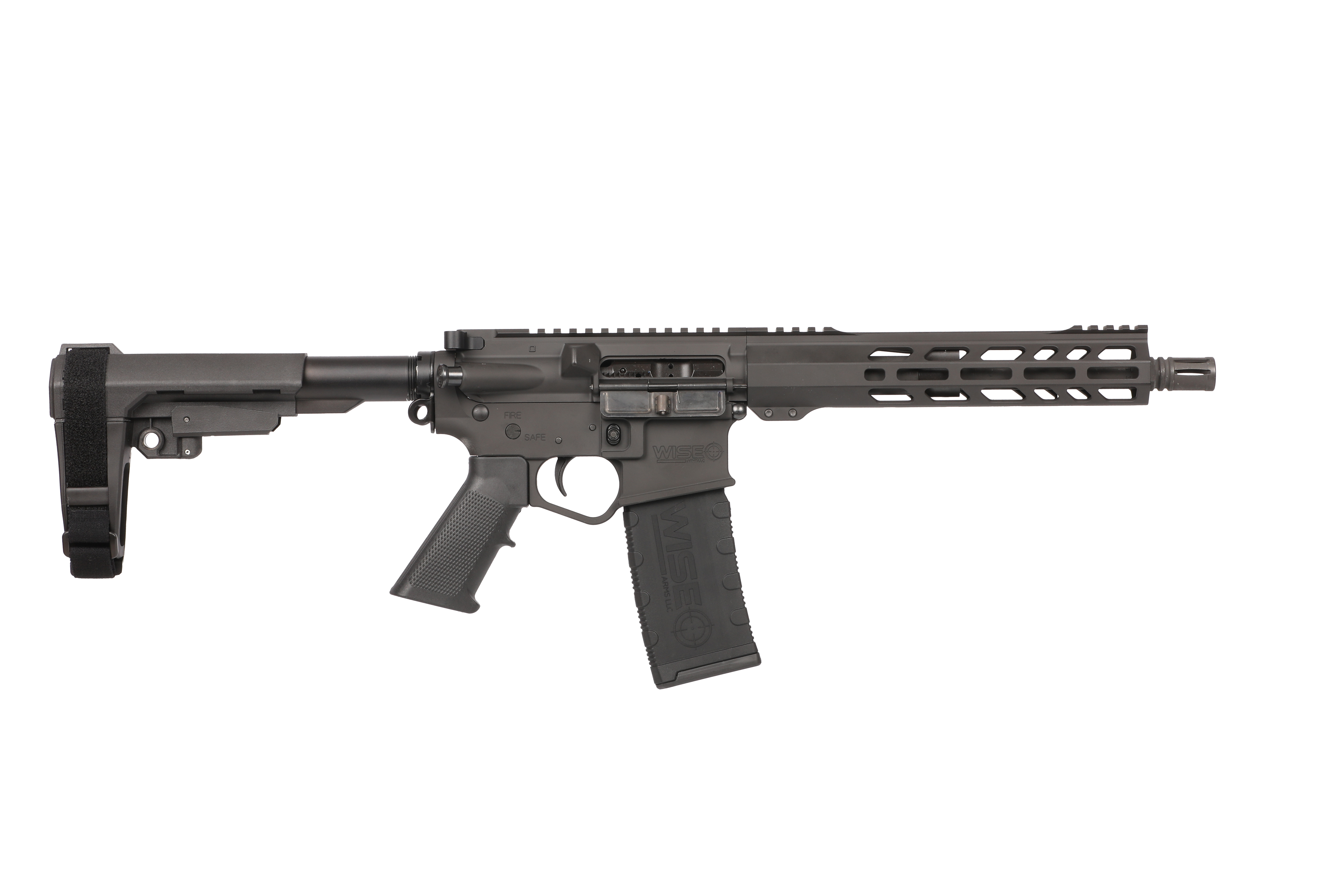 Wise Arms WA-15B Pistol, 5.56mm, 10.5-Inch Barrel, SBA3 Brace, 30-Round
