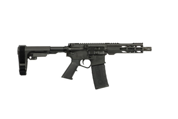 Wise Arms WA-15B Pistol, .300 AAC Blackout, 7.5-Inch Barrel, SBA3 Brace, 30-Round