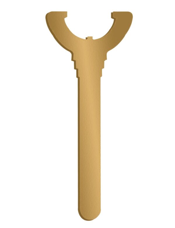 Yankee Hill Machine VICTRA Series Spanner Wrench, 5-Inch Zinc Coated
