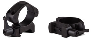 Konus 7410 Steel Rings Matte Black 30mm Quick Release Medium 0 MOA
