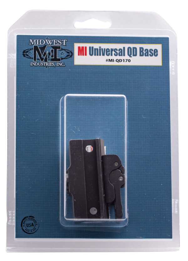Midwest Industries Universal QD Base, Black Hardcoat