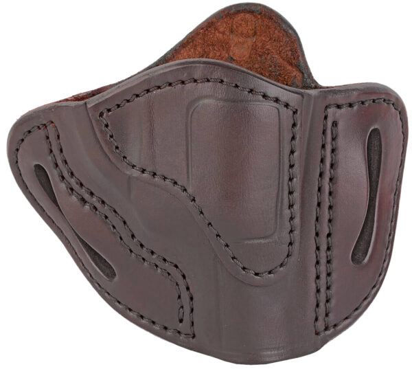 1791 Gunleather RVH1SBRR RVH1 OWB Size 01 Signature Brown Leather Belt Slide Fits S&W J Frame/Ruger LCR/S&W 38 Belt Up to 1.75" Wide Right Hand