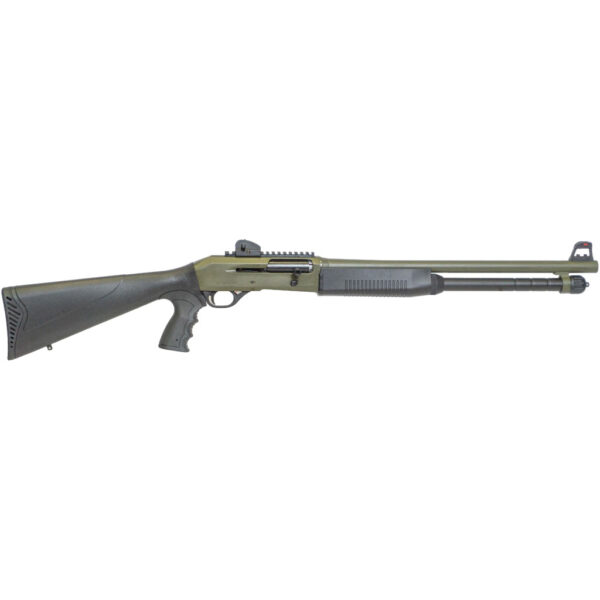 Century Arms Centurian A4 Shotgun 12 Ga 18.5 in OD Green Ghost Ring Sight 3 in 5 rd