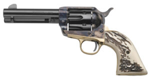 Taylor's & Company 1873 Cattleman Revolver, .357 Magnum, 4.75-Inch, Imitation Stag Grip, 6-Shot