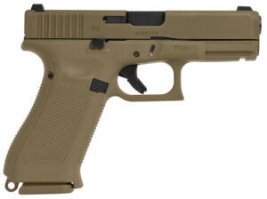 Glock PX1950703 G19X Compact 9mm Luger 19+1 4.02" Black GMB Barrel, Coyote nPVD Serrated Slide, Coyote Brown Polymer Frame w/Accessory Rail, Coyote Brown Textured Polymer Grip, Ambidextrous