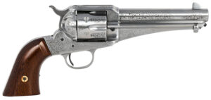 Taylor's & Company 1875 Army Outlaw Revolver, .45 Colt, 5.5-Inch, White Engraved, 6-Shot