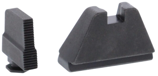 AmeriGlo GL507 Optic Compatible Sight Set for Glock 5XL Tall Serrated Front Sight-Black Rear Sight