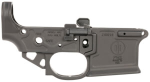 Primary Weapons MK1-M2-LWR MK1 Mod 2-M Black Anodized Stripped Lower For AR-15, Oversized Ambidextrous Bolt Release/Catch