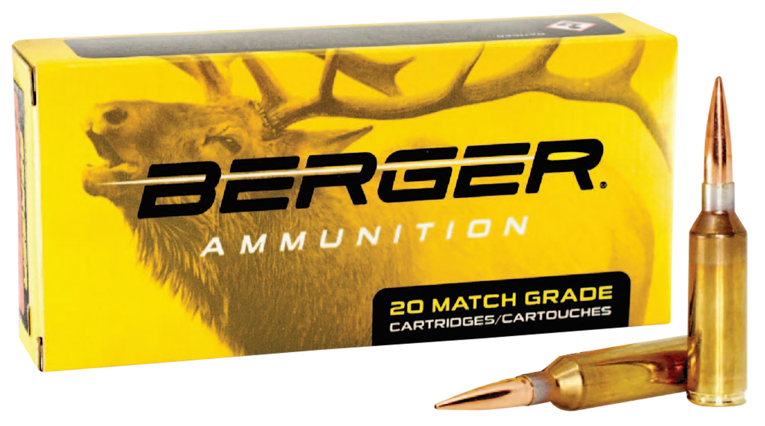 151736 Berger Bullets 50010 Target Rifle 6.5PRC 156gr Hybrid 20 Per Box/10 Case