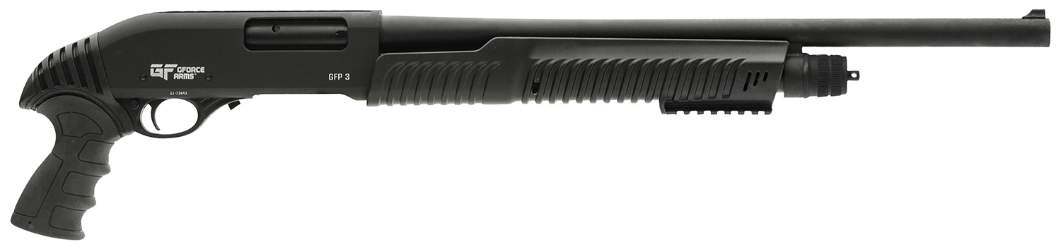 GForce Arms Picatinny Rail 12 Gauge Pump Shotgun, 18.5-Inch