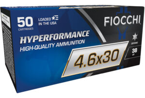 Fiocchi 46EXD Hyperformance 4.6x30mm 38gr Tipped Hollow Point 50 Per Box/20 Case