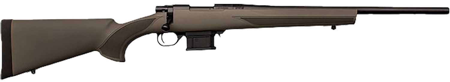 Howa Mini Action 1500 .22 ARC Rifle, Green Synthetic, 22-Inch Barrel, Right Hand