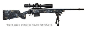 Horizon Firearms RF017S392214T19 Vandal Prime 7MM PRC 22" Black Spiral Fluted Threaded Barrel, Drilled & Tapped Receiver, Textured Iota EKO Carbon Fiber Stock