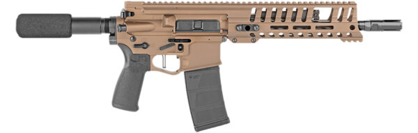 Patriot Ordnance Factory 01800 P415 Edge 300 Blackout 30+1 10.50" Black Nitride Burnt Bronze Cerakote Receiver