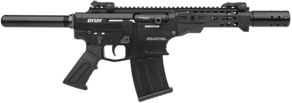 Derya Firearms DY12Y11US Namlu DY12 12 Gauge Semi-Auto 3" 5+1 11" Black Melotine Threaded Barrel, Black Anodized Aluminum Receiver w/Picatinny Rail, Black Adjustable Polymer Stock & Pistol Grip