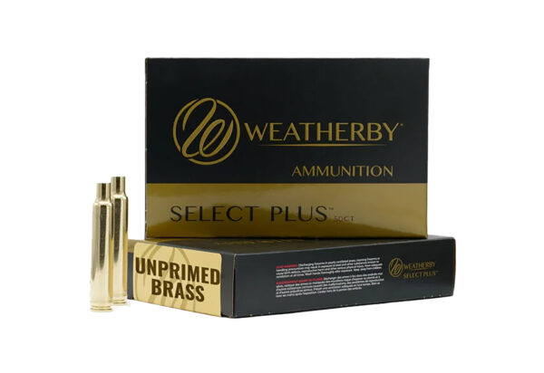 Weatherby Select Plus Unprimed Reloading Cases, 6.5 Wthby RPM, 50-Count