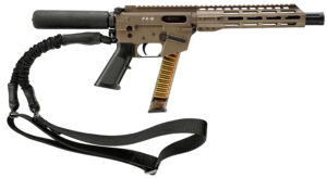 Freedom Ordnance FX-9P Pistol, 9mm Luger, 10-Inch Barrel, FDE, Pistol Tube, 31-Round