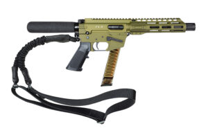 Freedom Ordnance FX-9P Pistol, 9mm Luger, 8-Inch Barrel, OD Green, Pistol Tube, 31-Round