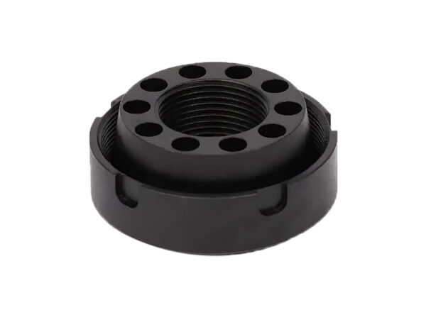 SilencerCo AC4741 Charlie Direct Thread Mount Fits 11/16"x24 Stainless Steel Oxide Black